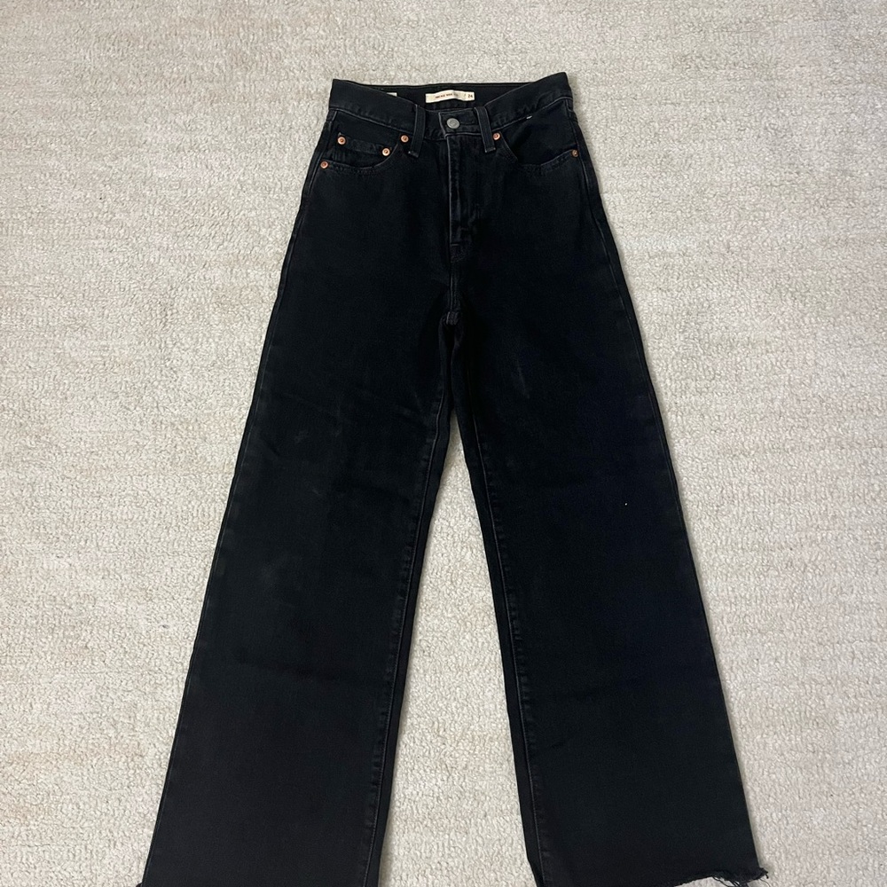 Levi's Black Wide Leg Women's Jeans